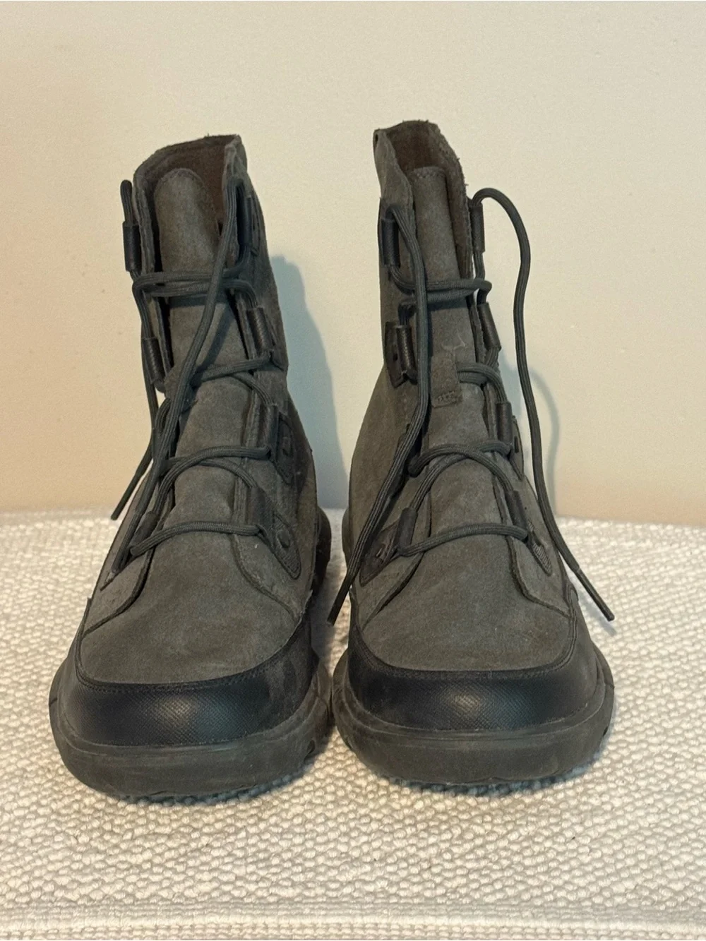 SOREL Men’s Explorer Waterproof Winter Boots Charcoal Gray 9.5